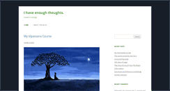 Desktop Screenshot of enoughthoughts.com